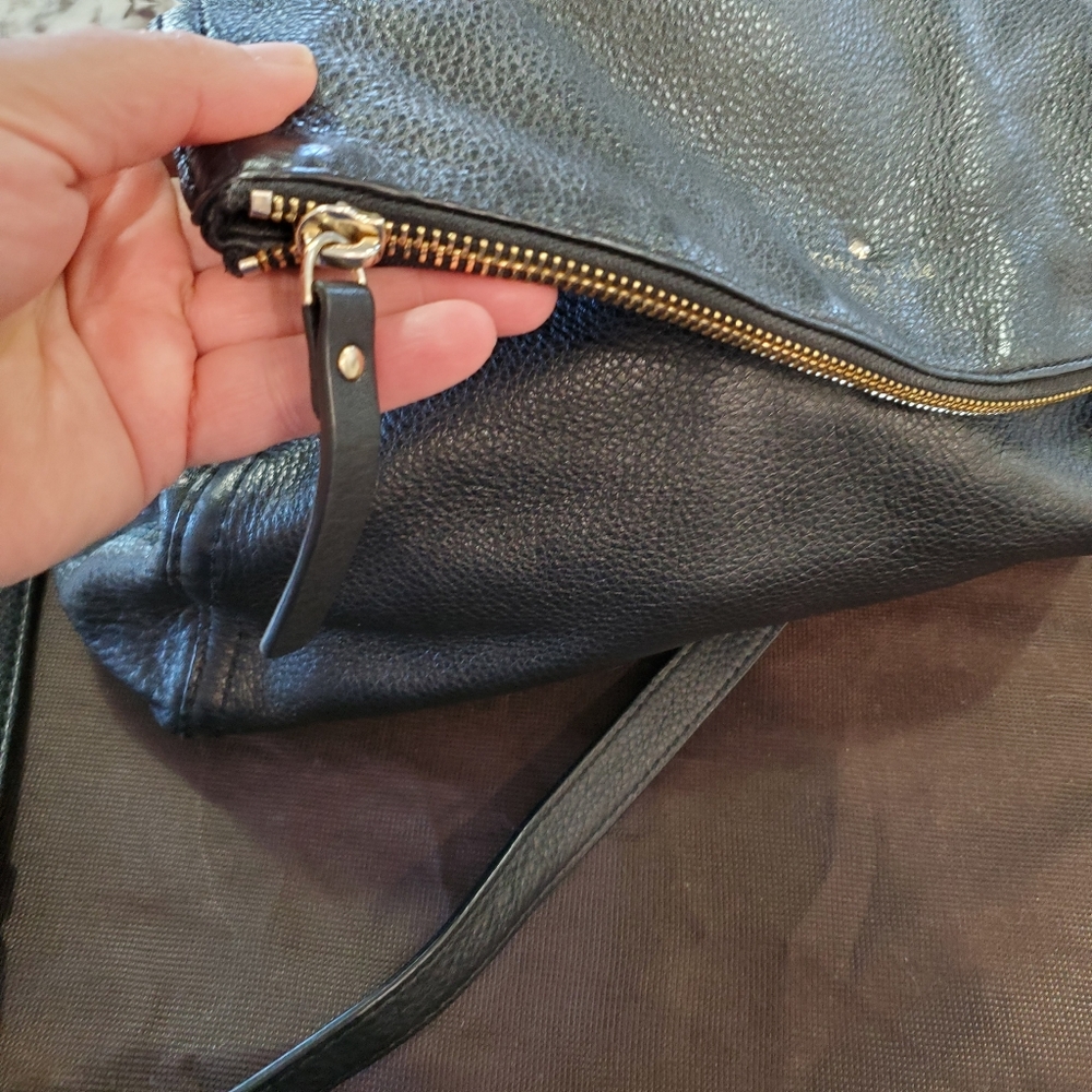 Kate Spade Black Pebbled Leather Cobble Hill Little Minka Bag - Picture 12 of 17